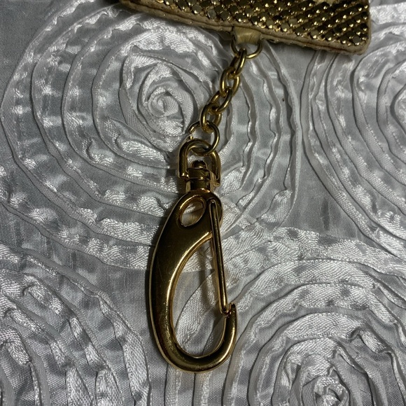 Whiting & Davis Gold Mesh card/coin purse